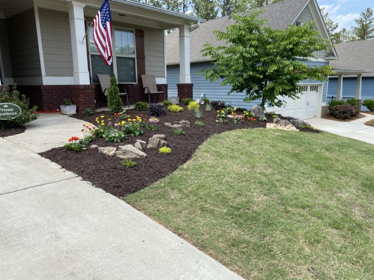 Landscape plantings by Stone Edge Landscapes, North West Georgia