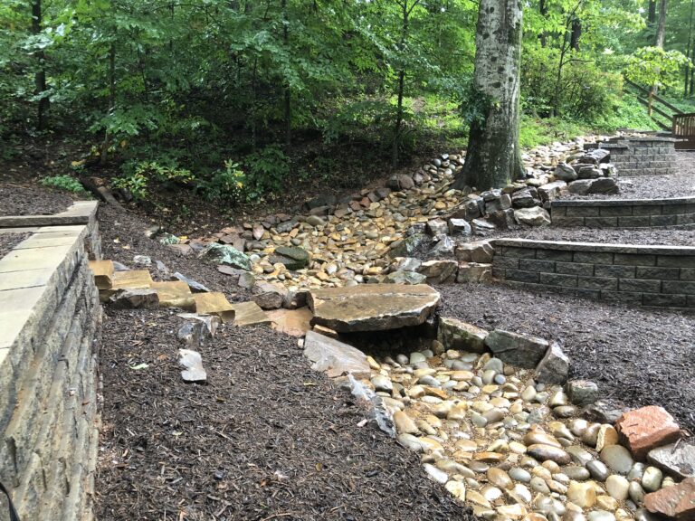 Landscape plantings by Stone Edge Landscapes, North West Georgia
