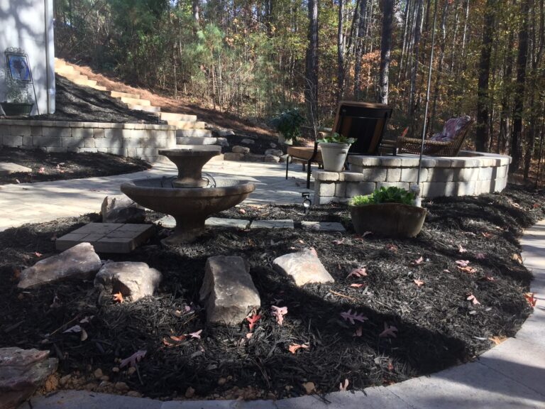 Water feature by Stone Edge Landscapes, North West Georgia