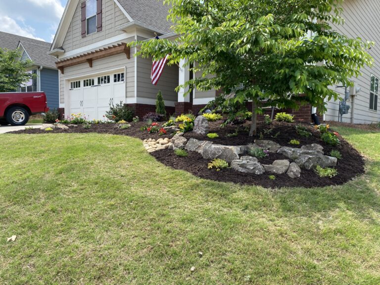 Landscape plantings by Stone Edge Landscapes, North West Georgia