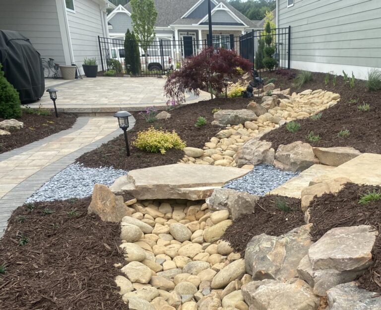 Landscape plantings by Stone Edge Landscapes, North West Georgia