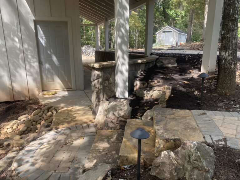 Landscape plantings by Stone Edge Landscapes, North West Georgia