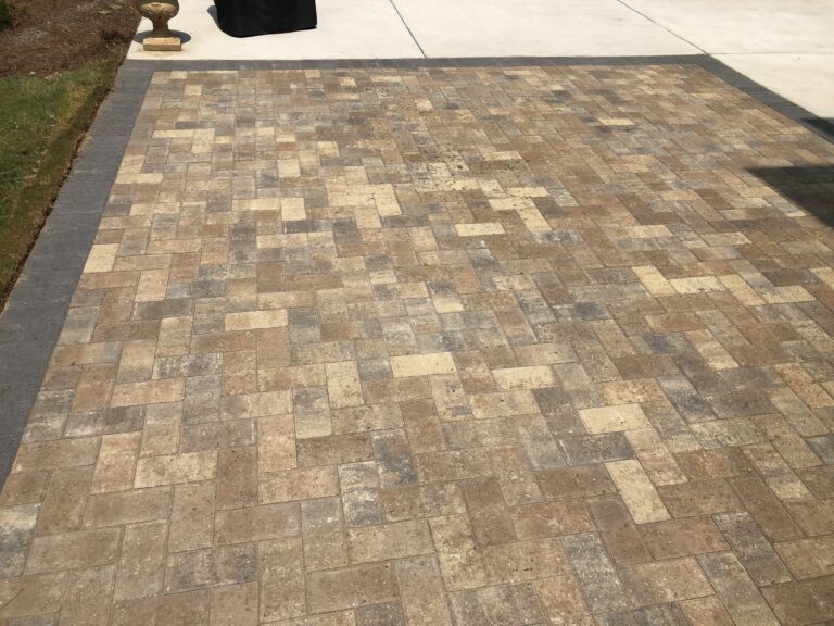 Paver patio and walkway by Stone Edge Landscapes, North West Georgia