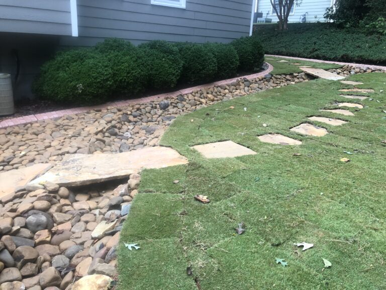 Paver patio and walkway by Stone Edge Landscapes, North West Georgia