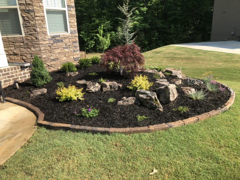 Landscape plantings by Stone Edge Landscapes, North West Georgia