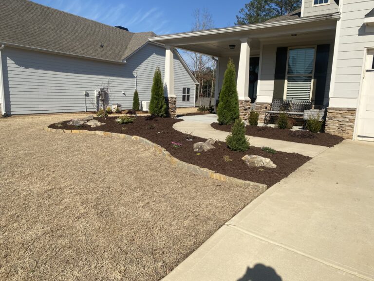 Landscape plantings by Stone Edge Landscapes, North West Georgia