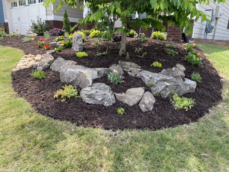 Landscape plantings by Stone Edge Landscapes, North West Georgia